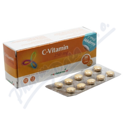 Vitamin C 250mg tbl.30+10 Moje lékárna