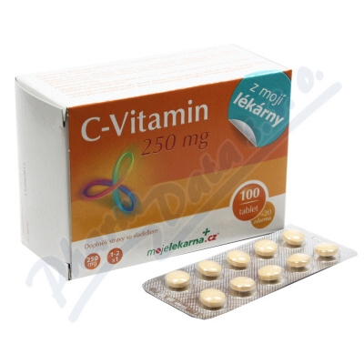 Vitamin C 250mg tbl.100+20 Moje lékárna