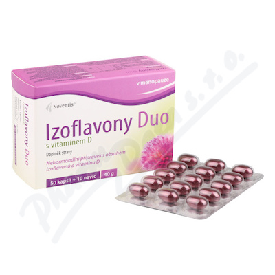 Izoflavony Duo s vitamínem D cps.50+10
