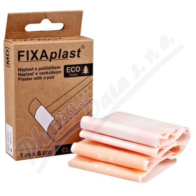 FIXAplast ECO CLASSIC náplast s polštářkem 1mx6cm